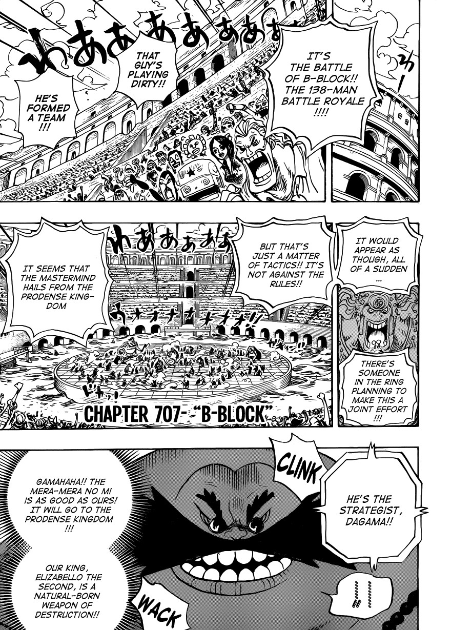 One Piece Chapter 707 2